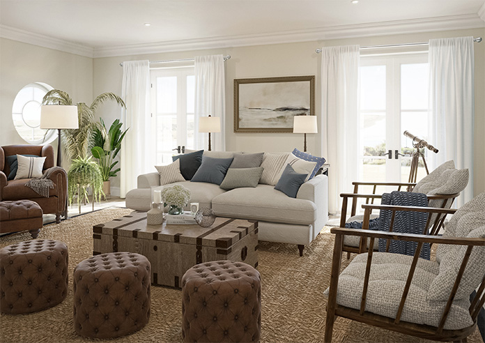 Tanami Voile, White Dawn - Made to Measure Curtains - Image 8